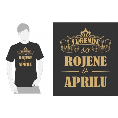 LEGENDE SO ROJENE ZLATI TISK - APRIL