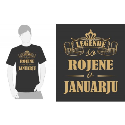 LEGENDE SO ROJENE ZLATI TISK - JANUAR