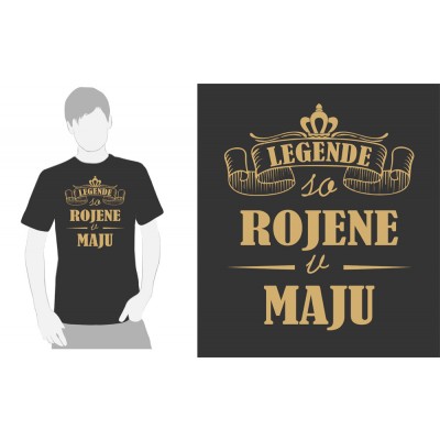 LEGENDE SO ROJENE ZLATI TISK - MAJ