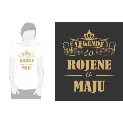 LEGENDE SO ROJENE ZLATI TISK - MAJ