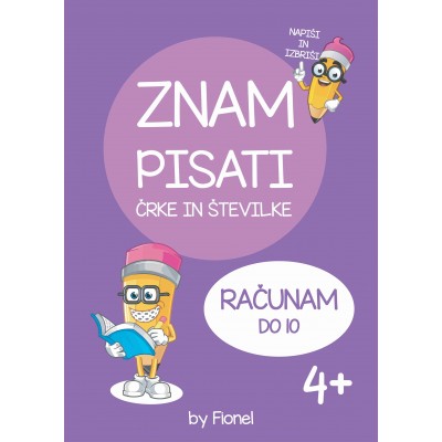 Znam pisati črke in številke - AKCIJA