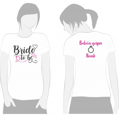 Bride To Be Srčki In Bodoča Gospa 