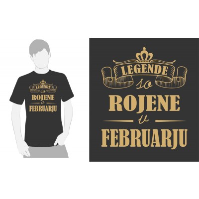 LEGENDE SO ROJENE ZLATI TISK - FEBRUAR