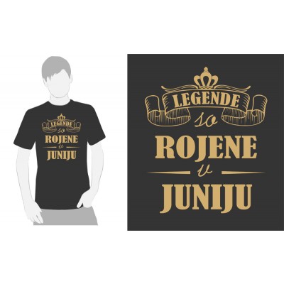 LEGENDE SO ROJENE ZLATI TISK - JUNIJ