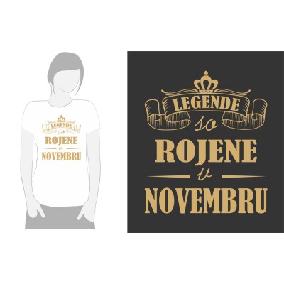 LEGENDE SO ROJENE ZLATI TISK - NOVEMBER